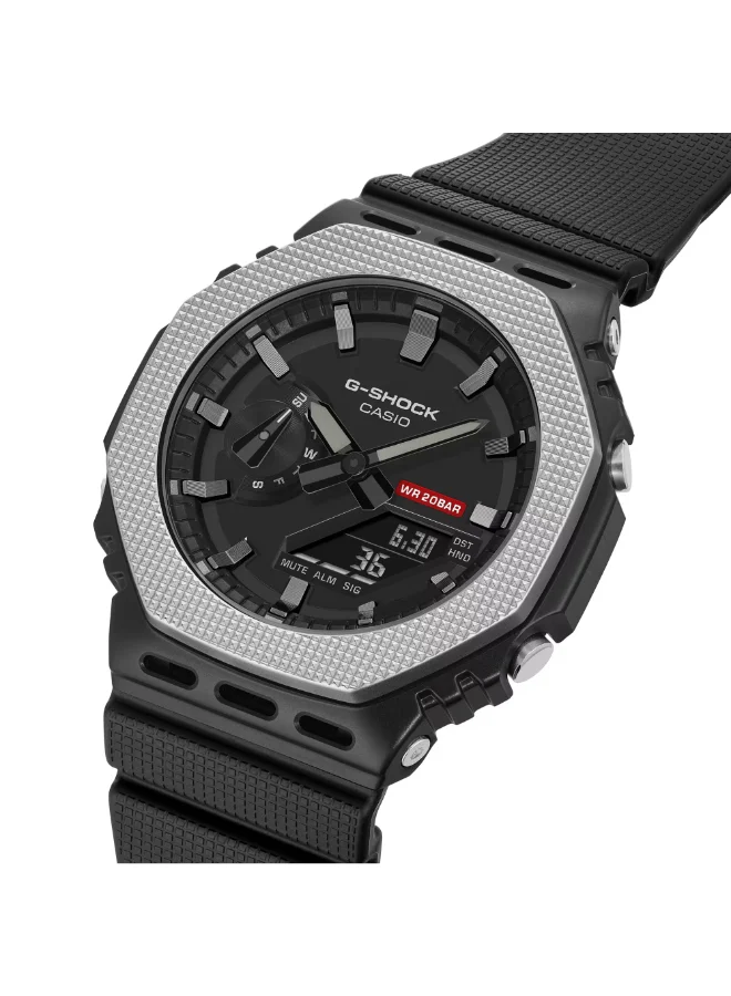 جي شوك Men's Stainless Steel Analog & Digital Watch GM-2100BM-1ADR - 44.4 mm